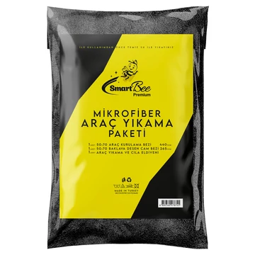 Prémium Automosó Csomag - szárító törölköző, üvegtisztító kendő, mosókesztyű