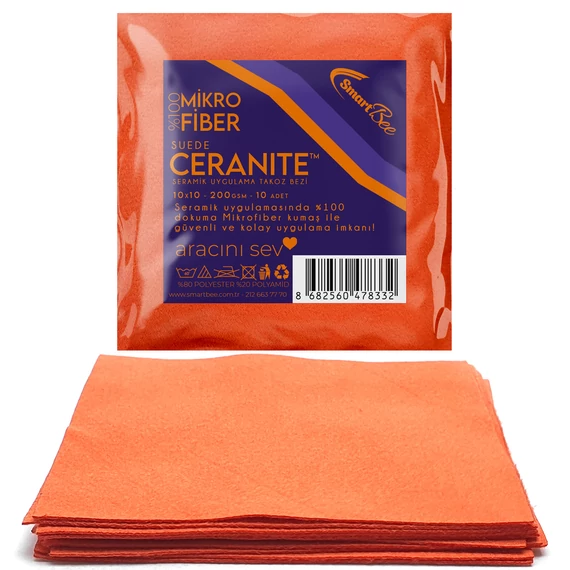 CERANITE - 200 gr/m2 10 db Velúr kendő kerámia bevonatok felhordásához 10 x 10cm